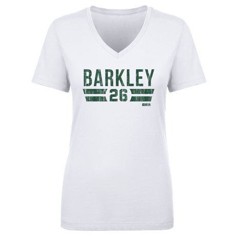 Saquon Barkley Women's V-Neck T-Shirt | 500 LEVEL