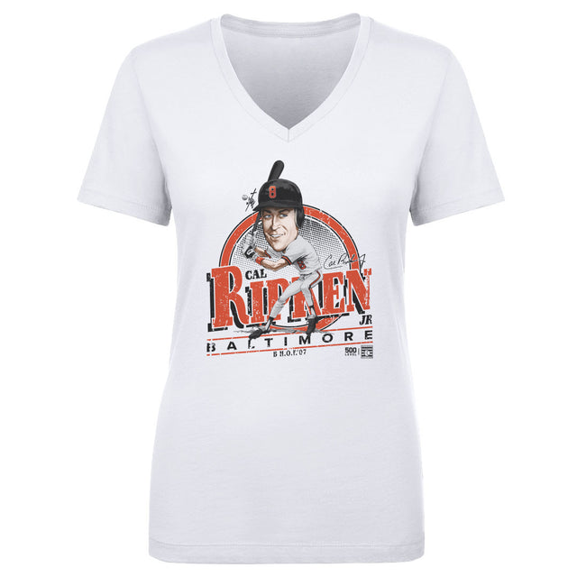 Cal Ripken Jr. Women's V-Neck T-Shirt | 500 LEVEL