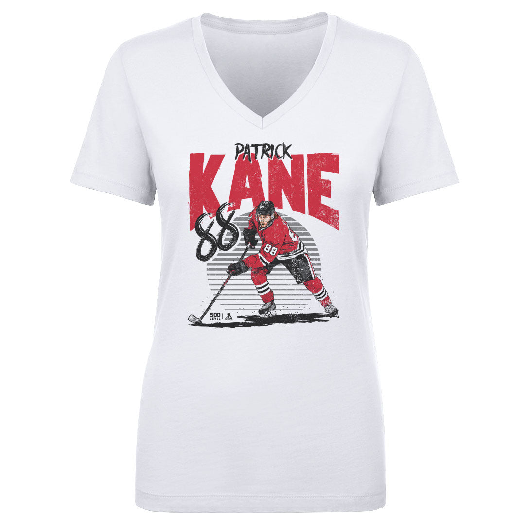 Patrick Kane Women's V-Neck T-Shirt | 500 LEVEL