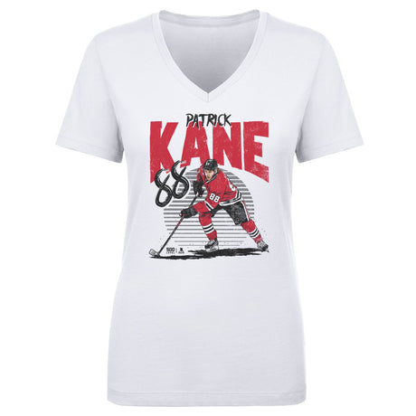 Patrick Kane Women's V-Neck T-Shirt | 500 LEVEL