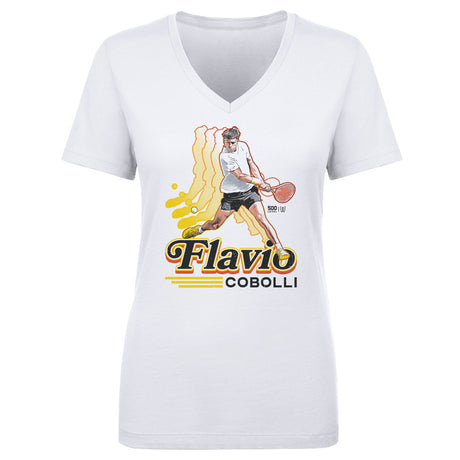Flavio Cobolli Women's V-Neck T-Shirt | 500 LEVEL