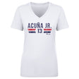Ronald Acuna Jr. Women's V-Neck T-Shirt | 500 LEVEL