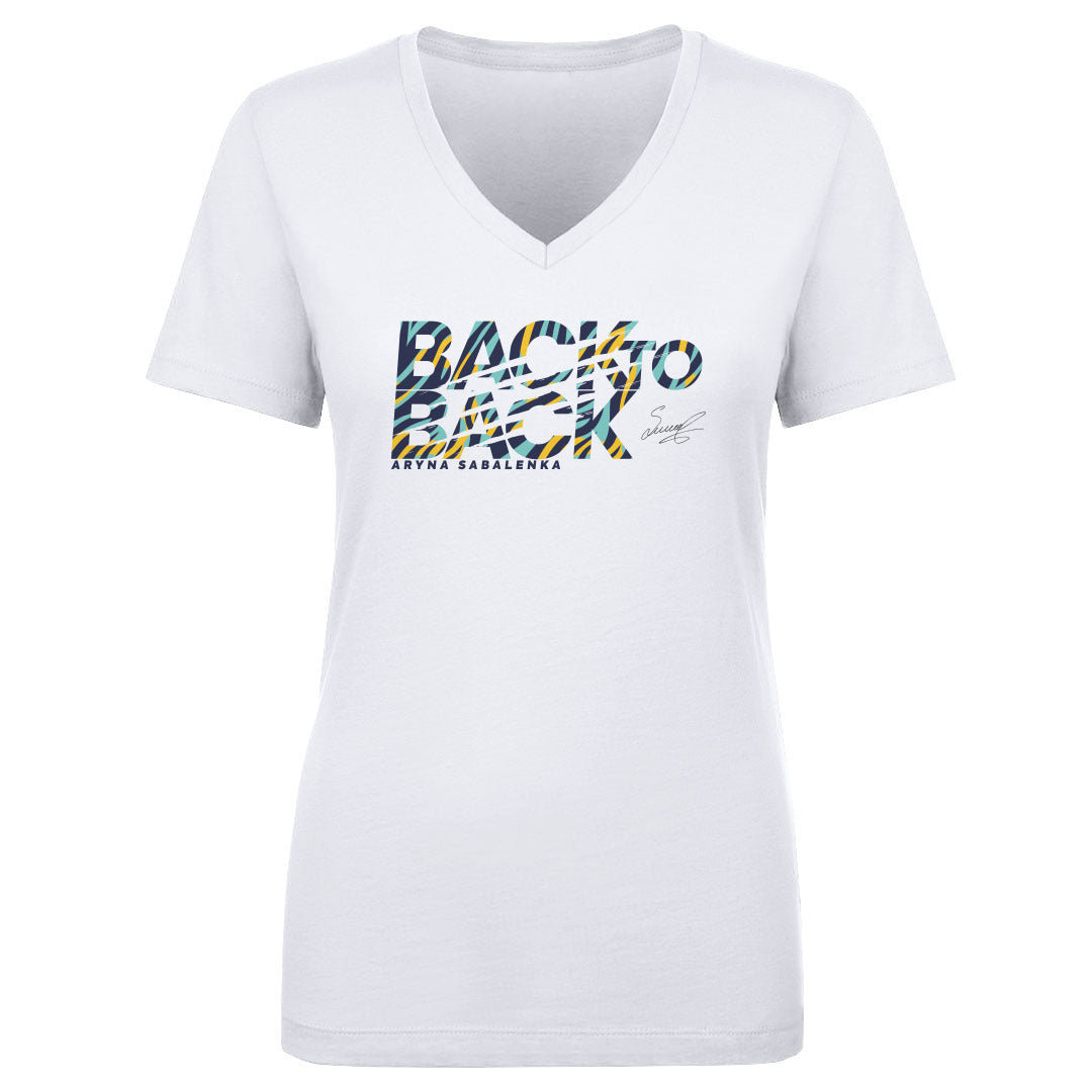 Aryna Sabalenka Women's V-Neck T-Shirt | 500 LEVEL