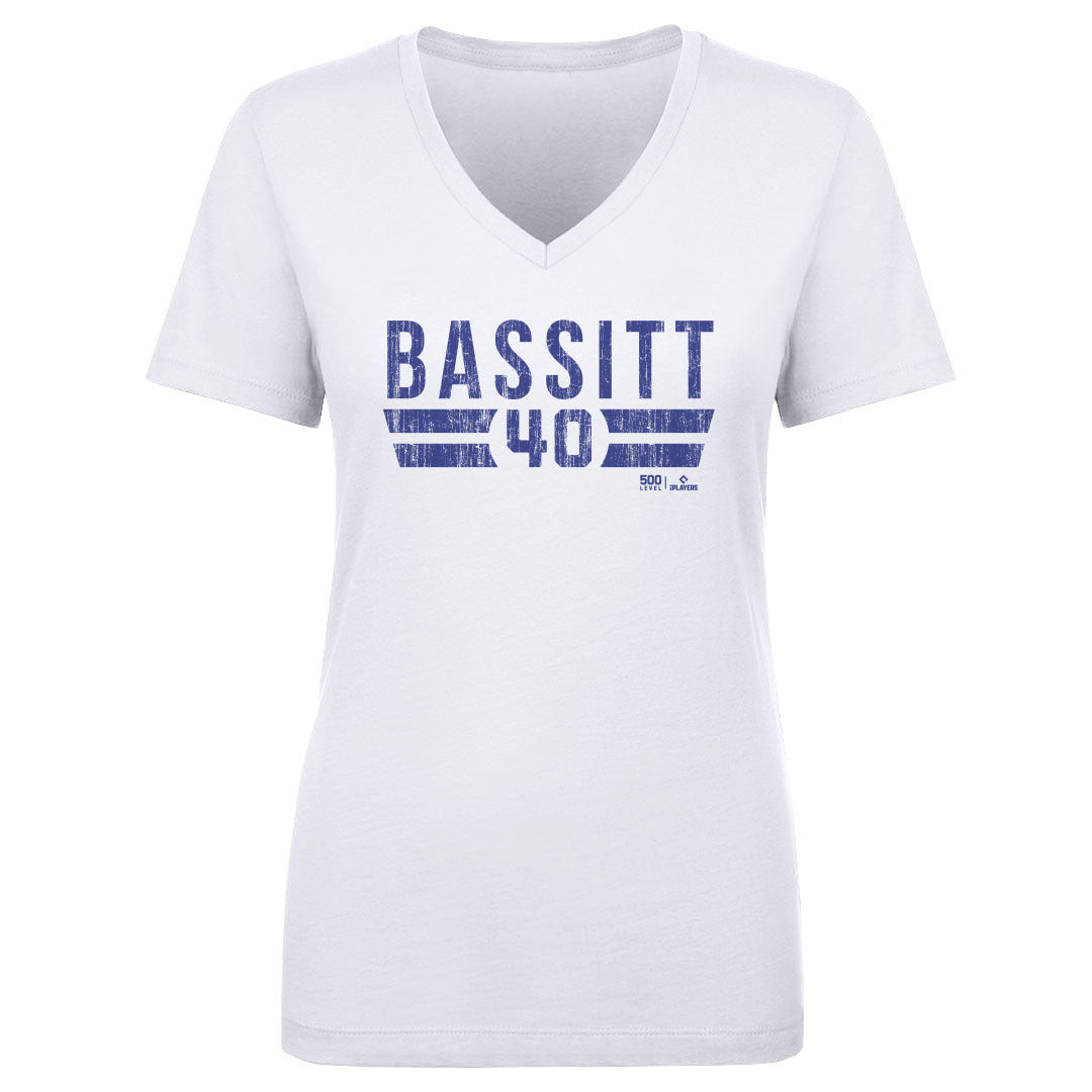 Chris Bassitt Women's V-Neck T-Shirt | 500 LEVEL