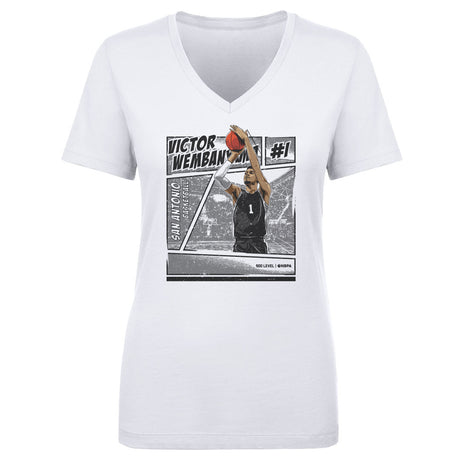 Victor Wembanyama Women's V-Neck T-Shirt | 500 LEVEL