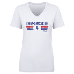 Pete Crow-Armstrong Women's V-Neck T-Shirt | 500 LEVEL