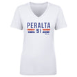 Freddy Peralta Women's V-Neck T-Shirt | 500 LEVEL