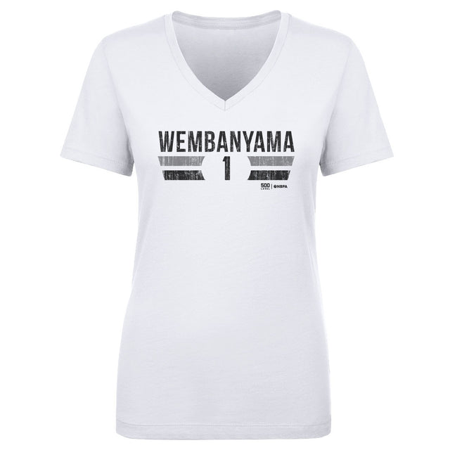 Victor Wembanyama Women's V-Neck T-Shirt | 500 LEVEL