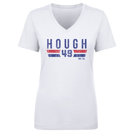Charlie Hough Women's V-Neck T-Shirt | 500 LEVEL