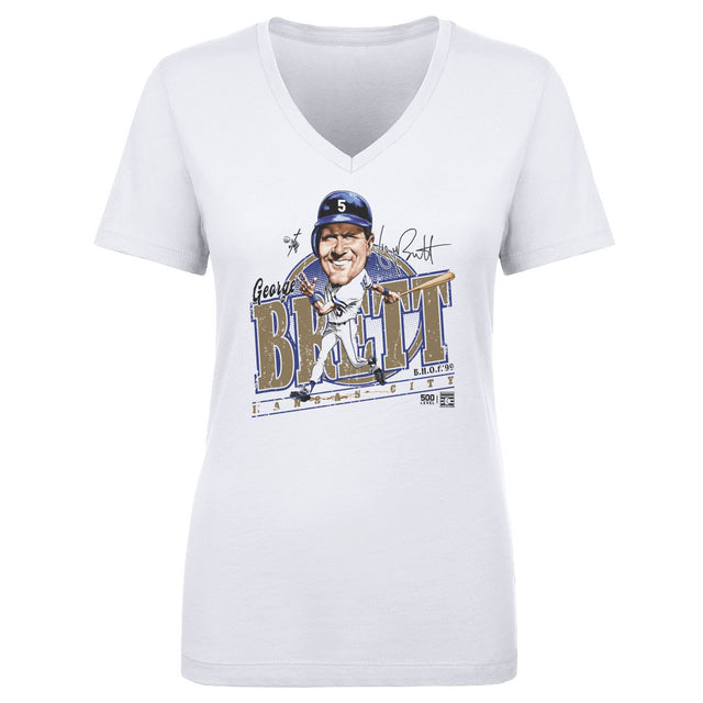George Brett Women's V-Neck T-Shirt | 500 LEVEL
