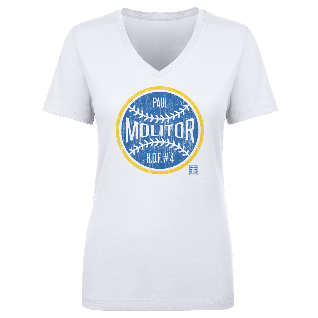 Paul Molitor Women's V-Neck T-Shirt | 500 LEVEL