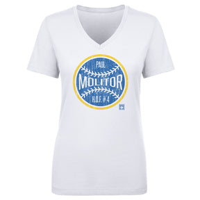 Paul Molitor Women's V-Neck T-Shirt | 500 LEVEL