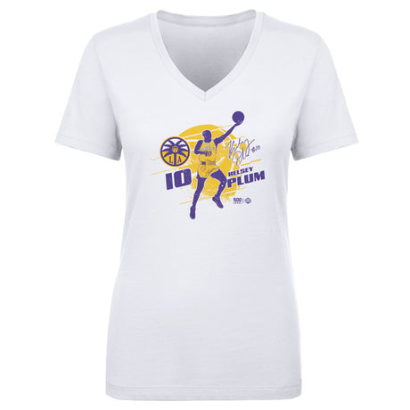 Kelsey Plum Women's V-Neck T-Shirt | 500 LEVEL