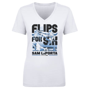 Sam LaPorta Women's V-Neck T-Shirt | 500 LEVEL
