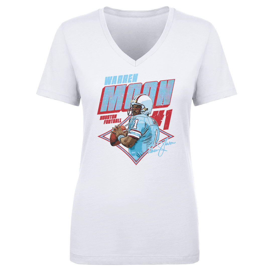 Warren Moon Women's V-Neck T-Shirt | 500 LEVEL