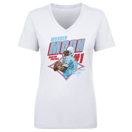 Warren Moon Women's V-Neck T-Shirt | 500 LEVEL