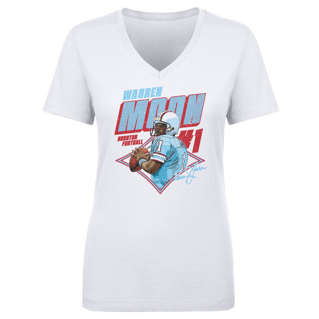 Warren Moon Women's V-Neck T-Shirt | 500 LEVEL
