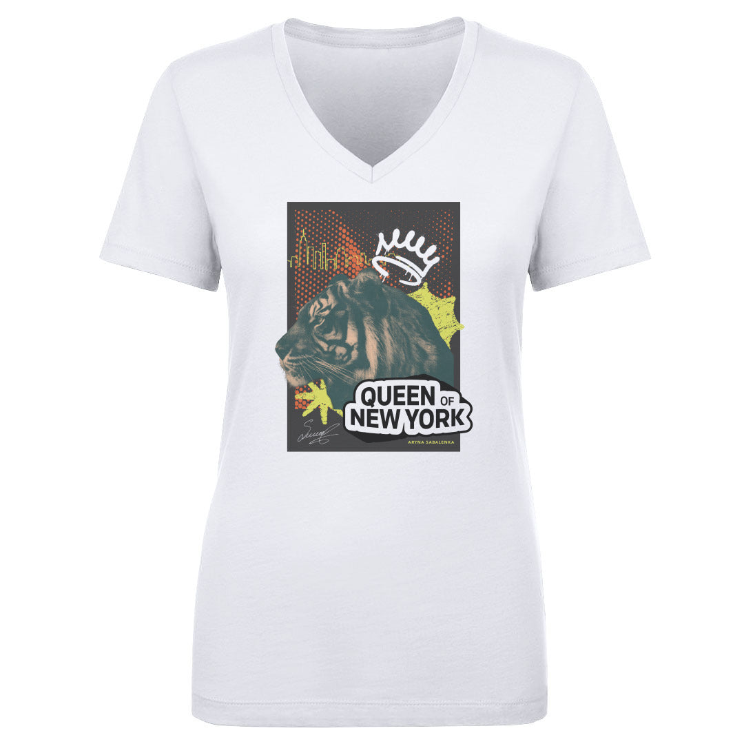 Aryna Sabalenka Women's V-Neck T-Shirt | 500 LEVEL