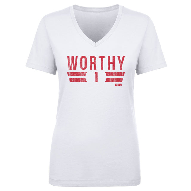 Xavier Worthy Women's V-Neck T-Shirt | 500 LEVEL