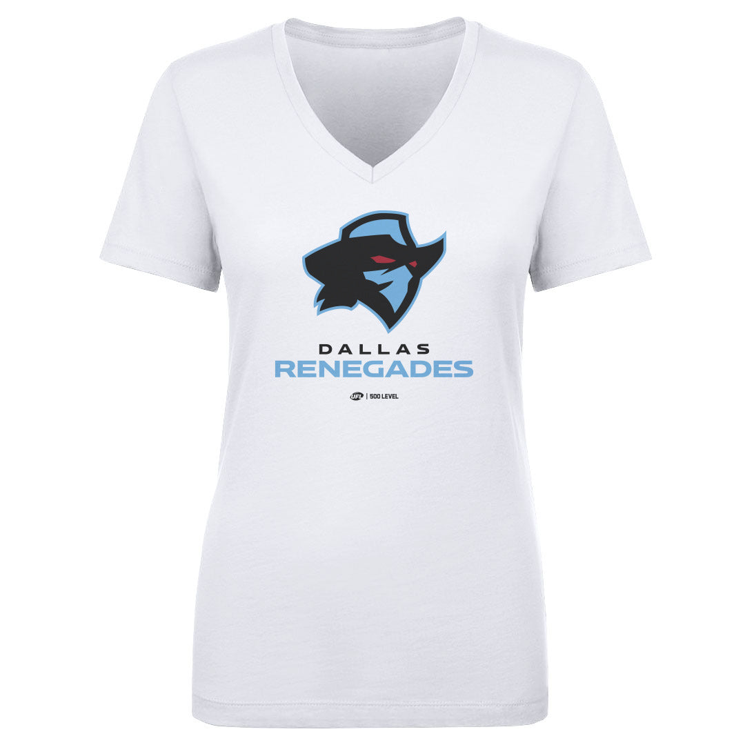 Dallas Renegades Women's V-Neck T-Shirt | 500 LEVEL