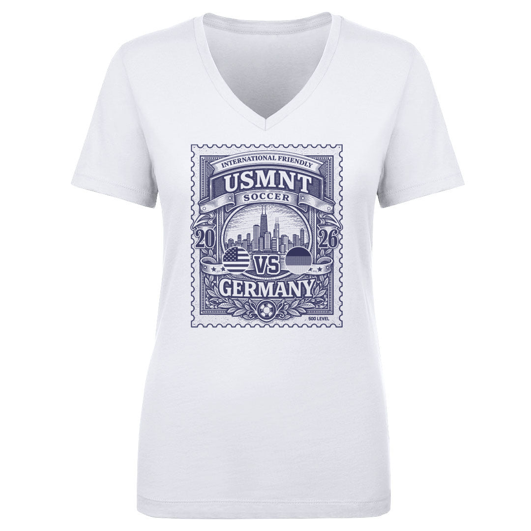 USMNT Women's V-Neck T-Shirt | 500 LEVEL