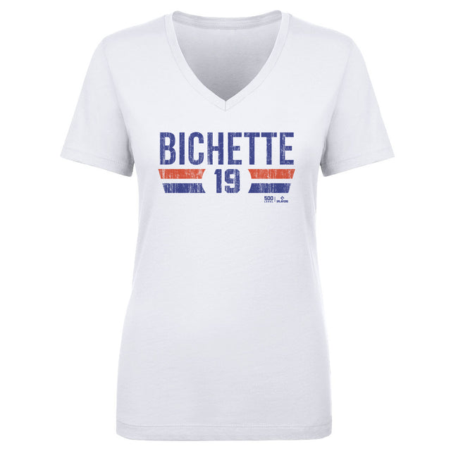 Bo Bichette Women's V-Neck T-Shirt | 500 LEVEL