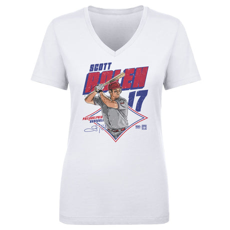 Scott Rolen Women's V-Neck T-Shirt | 500 LEVEL