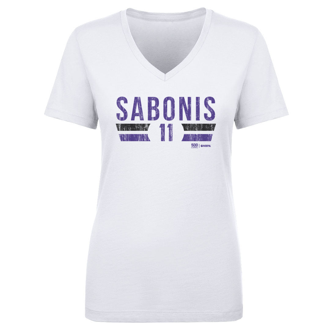 Domantas Sabonis Women's V-Neck T-Shirt | 500 LEVEL