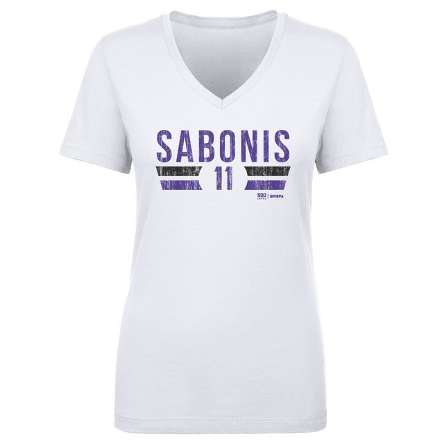 Domantas Sabonis Women's V-Neck T-Shirt | 500 LEVEL