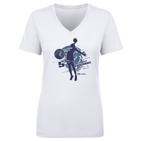 Anthony Edwards Women's V-Neck T-Shirt | 500 LEVEL