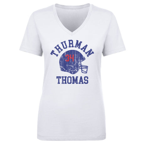Thurman Thomas Women's V-Neck T-Shirt | 500 LEVEL