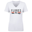 Wilmer Flores Women's V-Neck T-Shirt | 500 LEVEL
