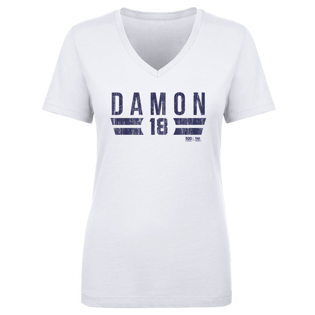 Johnny Damon Women's V-Neck T-Shirt | 500 LEVEL