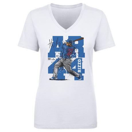 Anthony Rizzo Women's V-Neck T-Shirt | 500 LEVEL