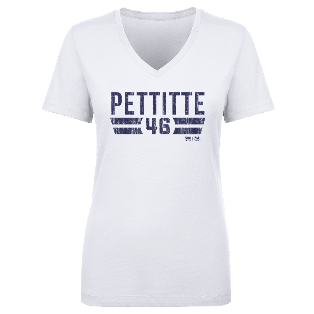Andy Pettitte Women's V-Neck T-Shirt | 500 LEVEL
