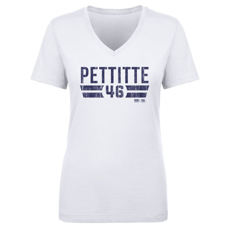 Andy Pettitte Women's V-Neck T-Shirt | 500 LEVEL