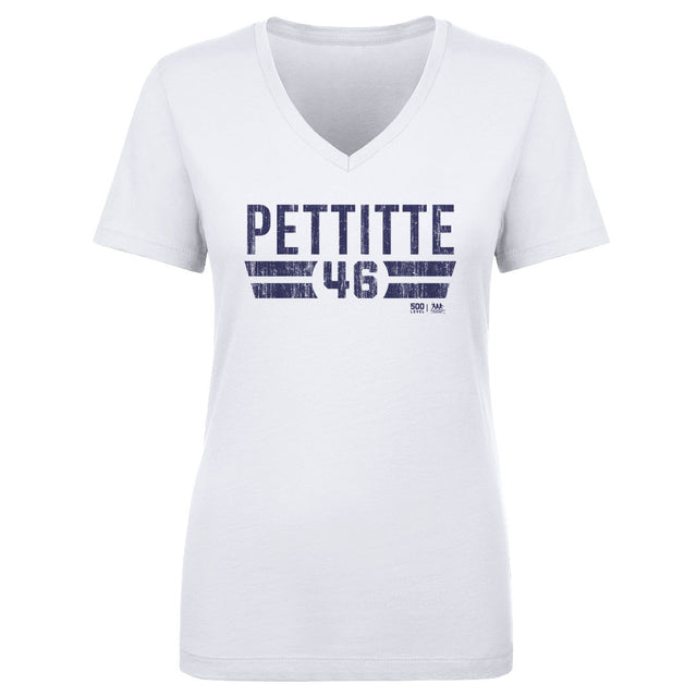 Andy Pettitte Women's V-Neck T-Shirt | 500 LEVEL