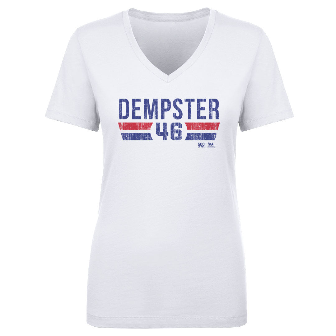 Ryan Dempster Women's V-Neck T-Shirt | 500 LEVEL
