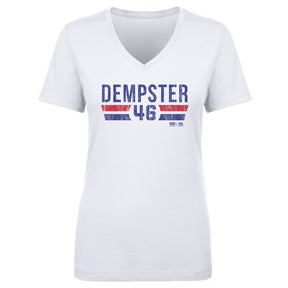 Ryan Dempster Women's V-Neck T-Shirt | 500 LEVEL