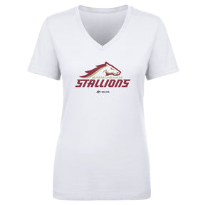 Birmingham Stallions Women's V-Neck T-Shirt | 500 LEVEL