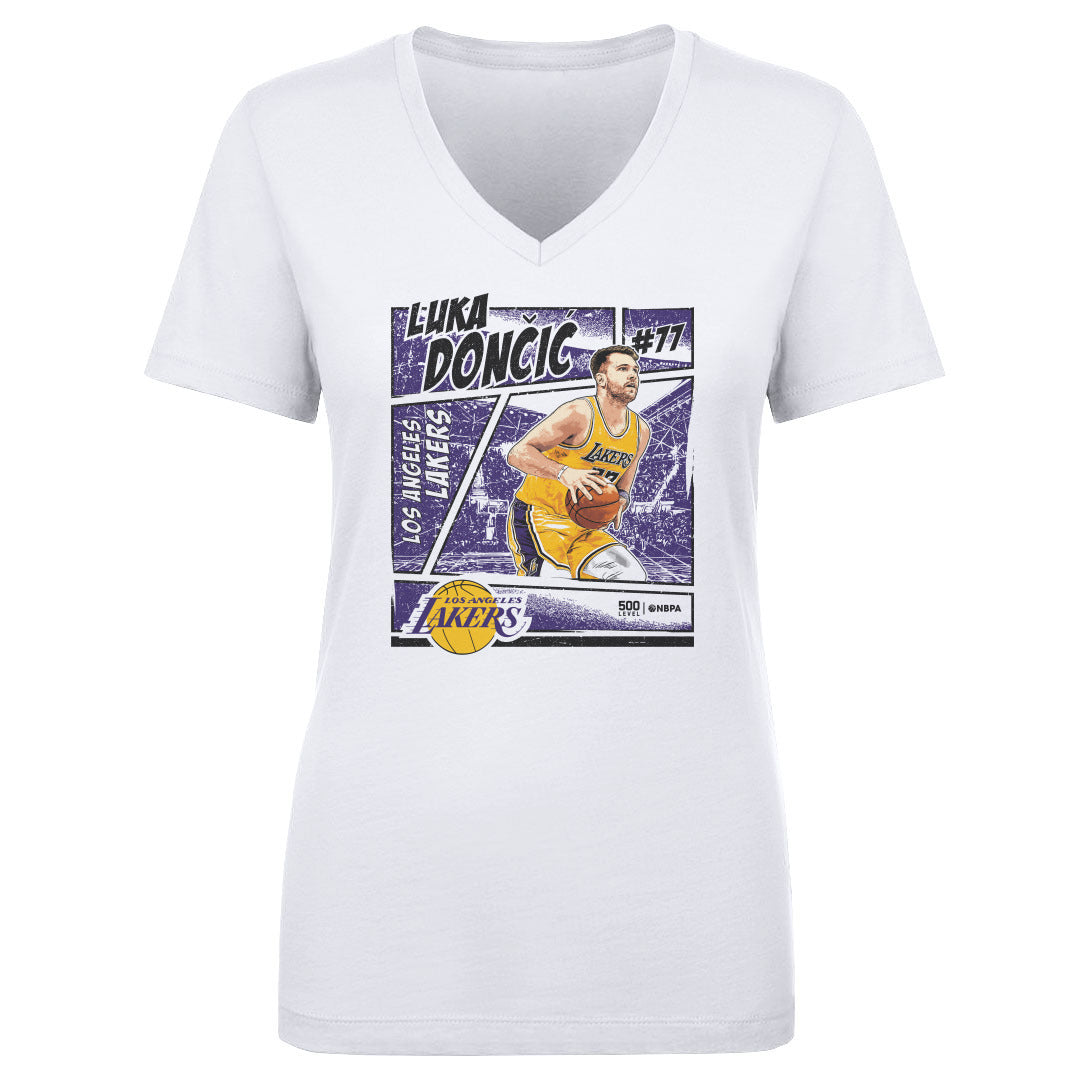 Luka Doncic Women's V-Neck T-Shirt | 500 LEVEL