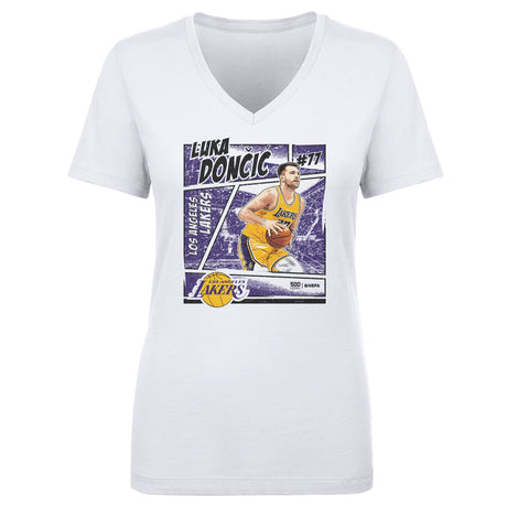 Luka Doncic Women's V-Neck T-Shirt | 500 LEVEL