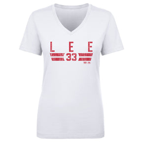 Cliff Lee Women's V-Neck T-Shirt | 500 LEVEL