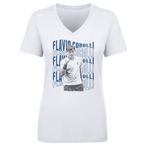 Flavio Cobolli Women's V-Neck T-Shirt | 500 LEVEL