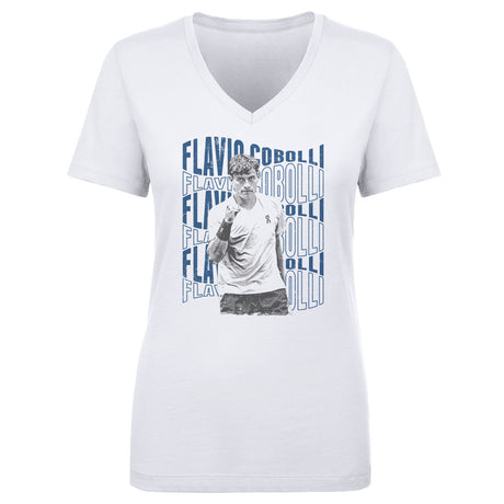 Flavio Cobolli Women's V-Neck T-Shirt | 500 LEVEL