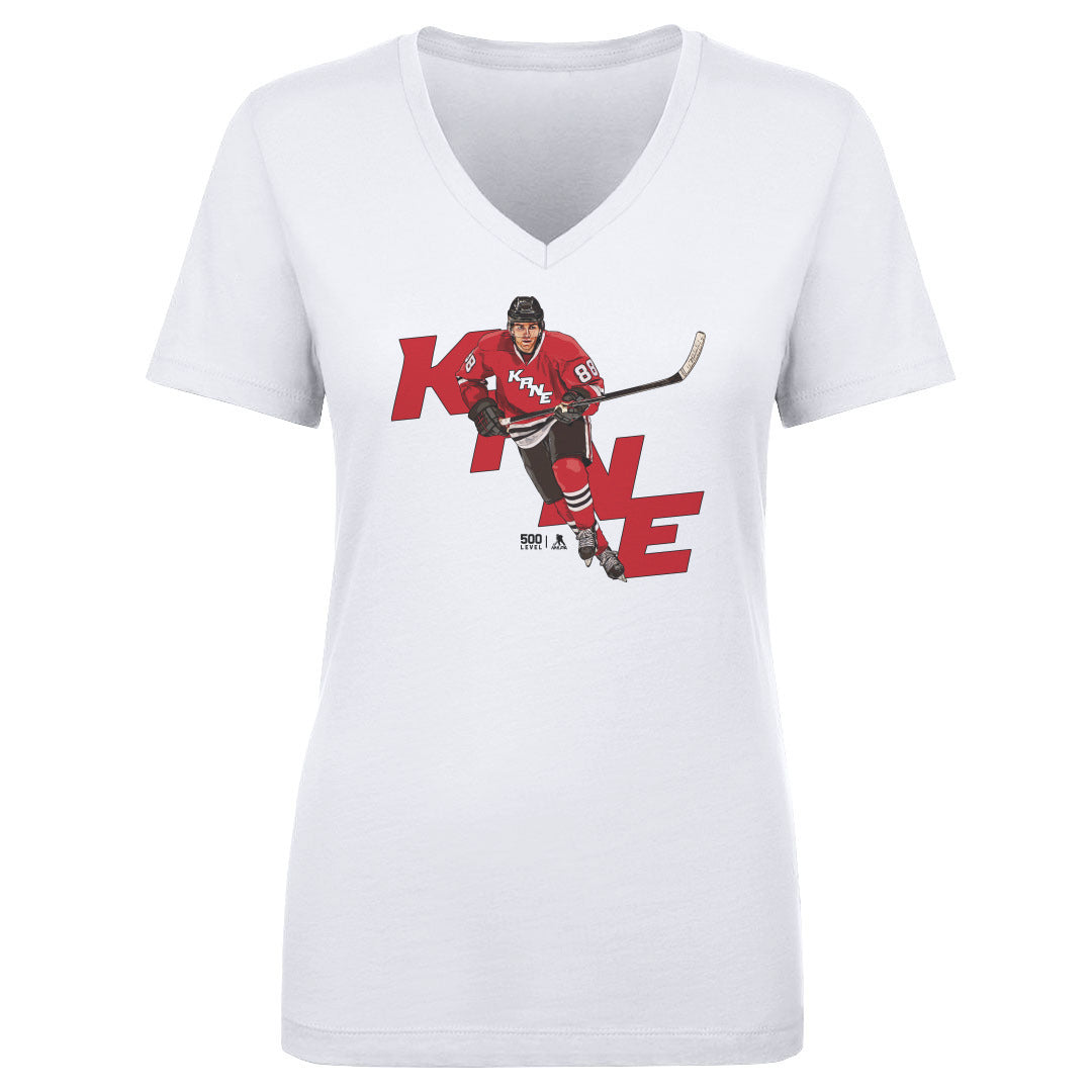 Patrick Kane Women's V-Neck T-Shirt | 500 LEVEL