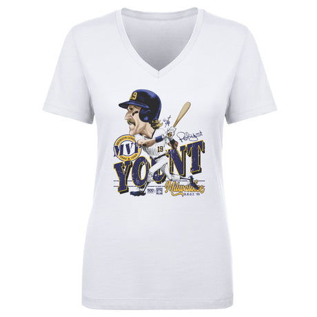 Robin Yount Women's V-Neck T-Shirt | 500 LEVEL