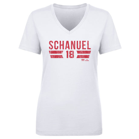 Nolan Schanuel Women's V-Neck T-Shirt | 500 LEVEL