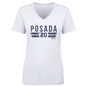 Jorge Posada Women's V-Neck T-Shirt | 500 LEVEL