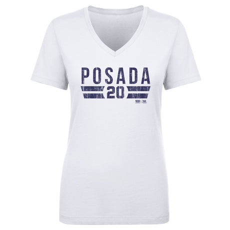 Jorge Posada Women's V-Neck T-Shirt | 500 LEVEL